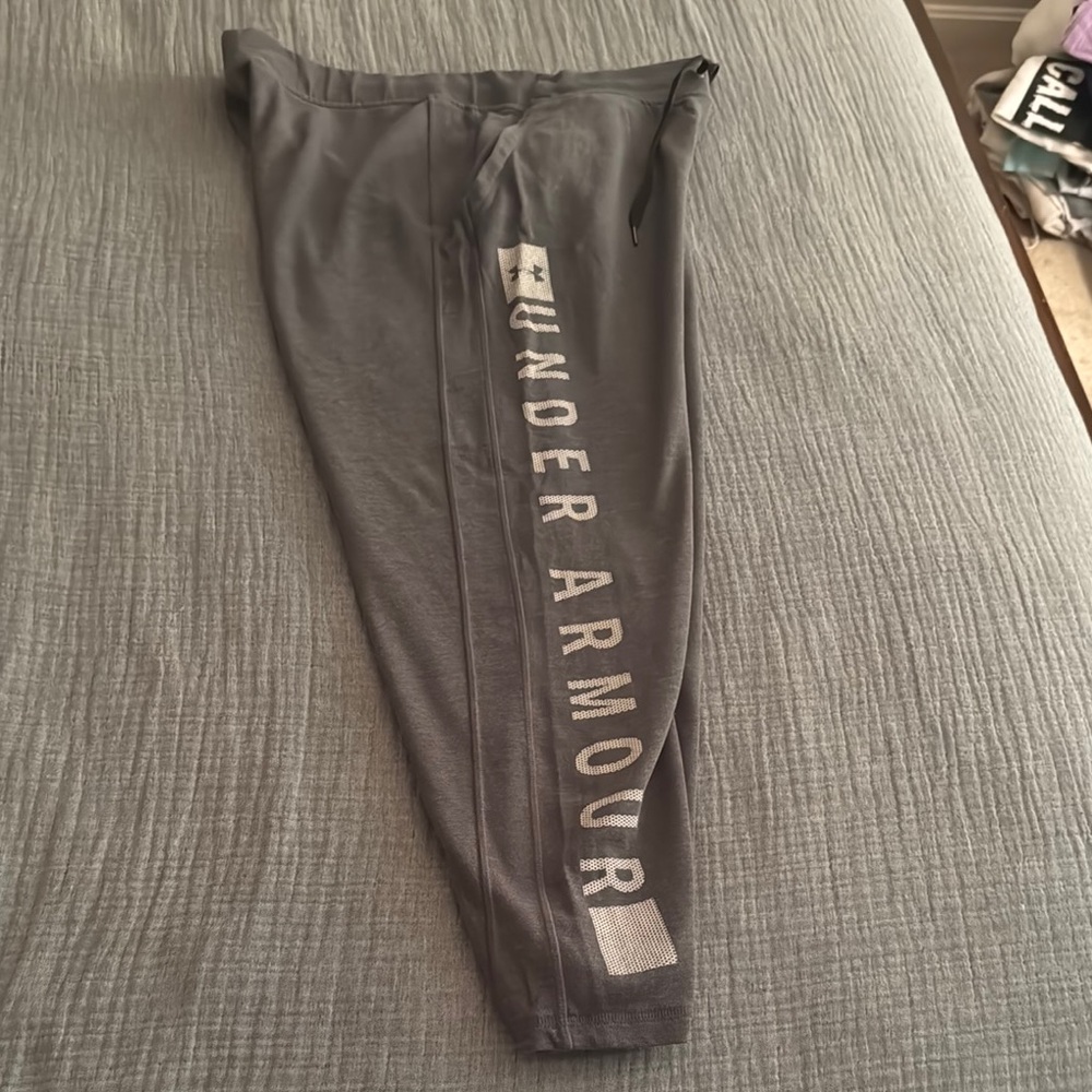 Under Armour Gray Joggers with Logo